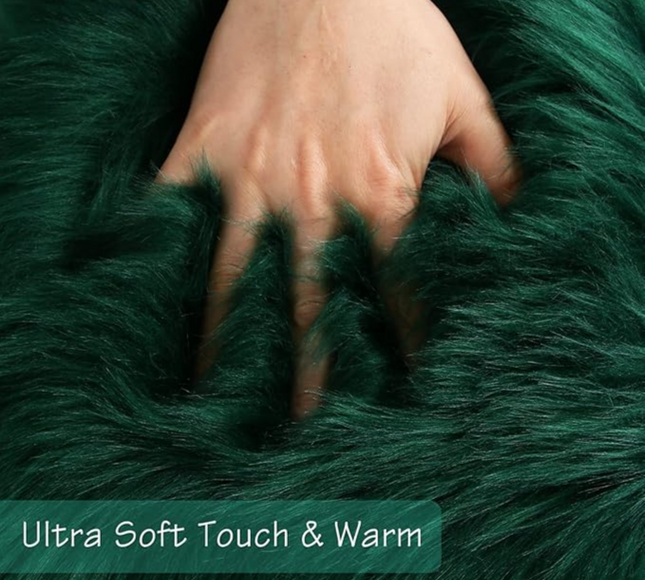 Fluffy Round Rug Floor Carpet