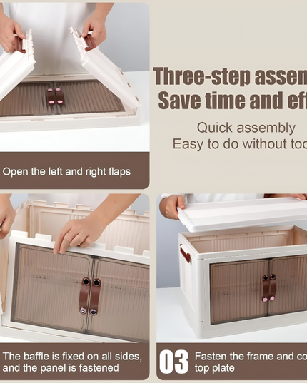 4 Layer Foldable Storage Cabinet
