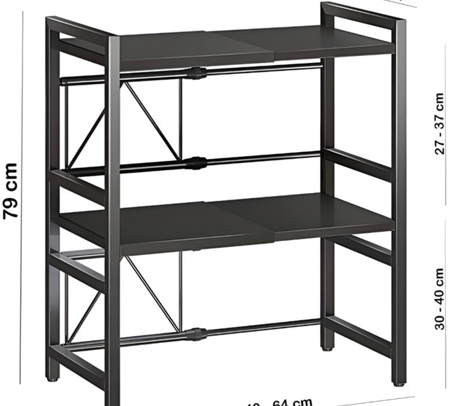 رف فرن الميكروويف ذو الطبقة المزدوجة