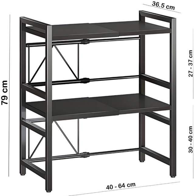 رف فرن الميكروويف ذو الطبقة المزدوجة