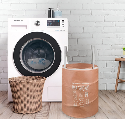 سلة غسيل قابلة للطي صغيرة