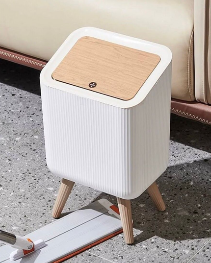 Trash Can Garbage Basket Lid Press