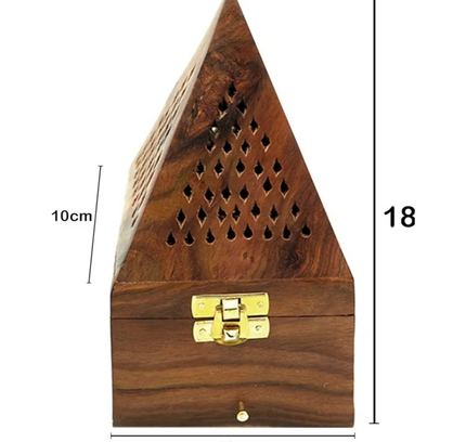 Bakhoor Burner Wooden Large -7128