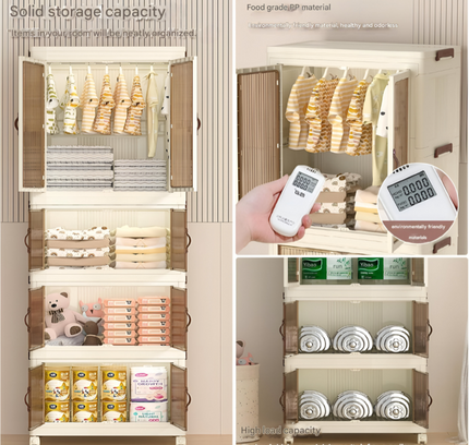 خزانة تخزين قابلة للطي كبيرة