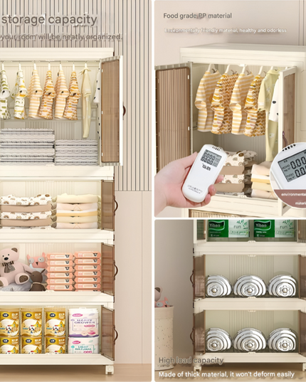 Foldable Storage Wardrobe Cabinet Big