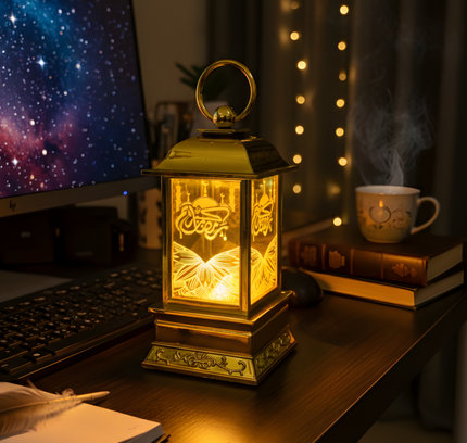 Ramadan Led Decoration Light Lamp - Golden