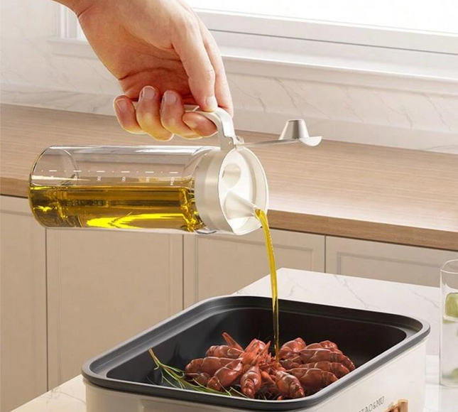 زجاجة زيت زجاجية سعة 480 مل