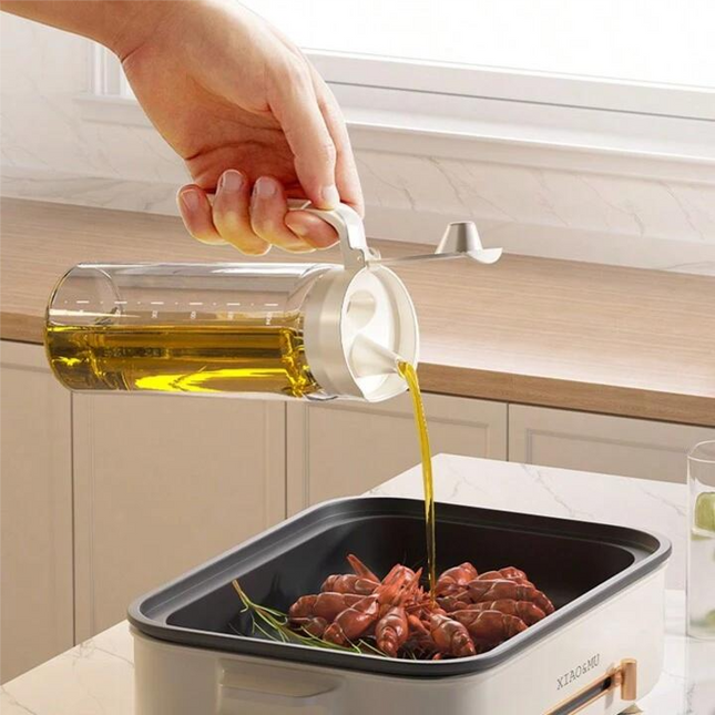 زجاجة زيت زجاجية سعة 480 مل