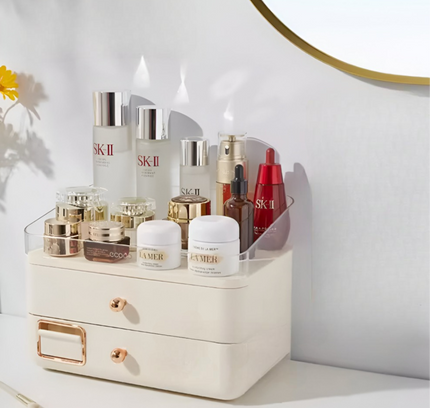 درج صندوق تخزين مستحضرات التجميل