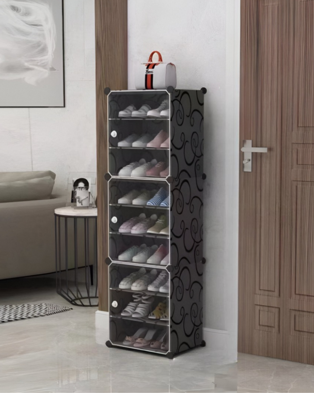 Shoe Rack 1 Column 9 Layers 3 Doors