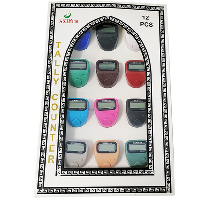 Tally Finger Counter 12 Pcs Set