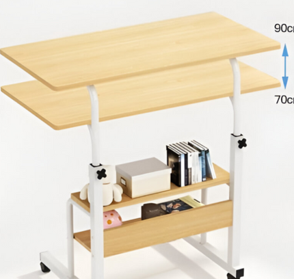 Laptop Stand Wooden Adjustable Shelve