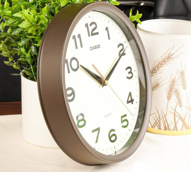 Casio Wall Analog Clock Round IQ151-5DF