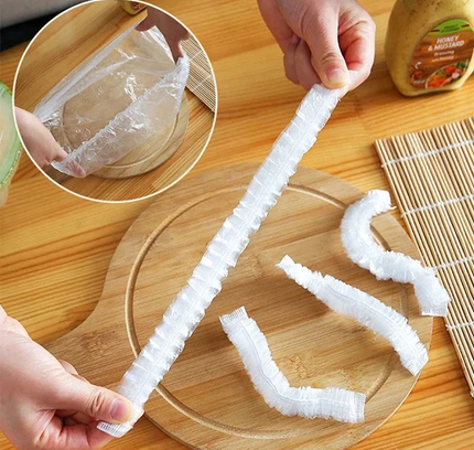 Plastic Food Wrap Covers Disposable 500 pcs