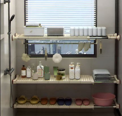 Cupboard Storage Rack Organizer Shelves
