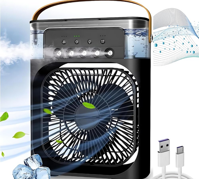 مروحة تبريد مكيف الهواء المحمول