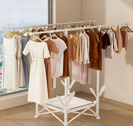 Multifunction Foldable Laundry Drying Rack Metal