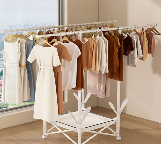 Multifunction Foldable Laundry Drying Rack Metal