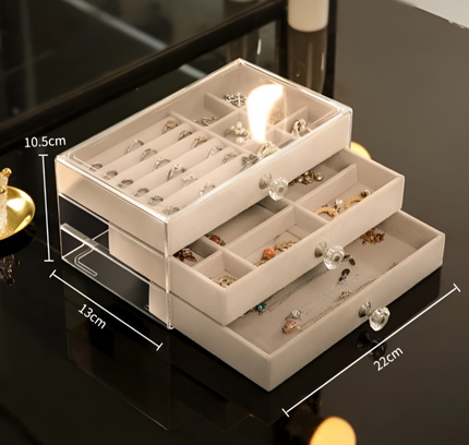 Multilayer Jewelry Organizer Box