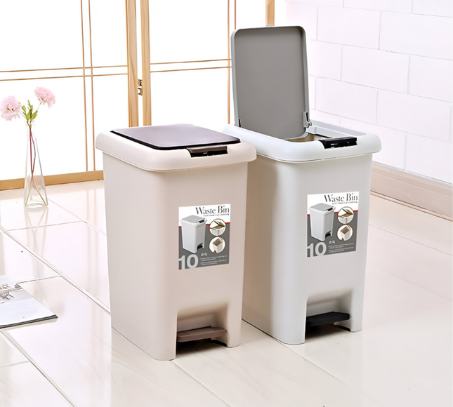 Plastic Trash Can Lid Press 30 Liter