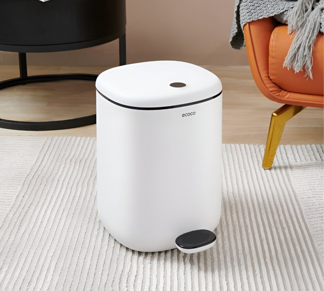 سلة مهملات دواسة سعة 7 لتر