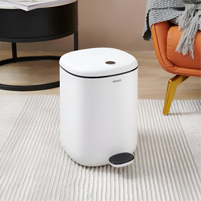 سلة مهملات دواسة سعة 7 لتر