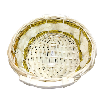 Gift Bamboo Hamper Basket Oval-shape