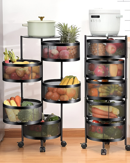 Kitchen Storage Round Shelf 5 Layer