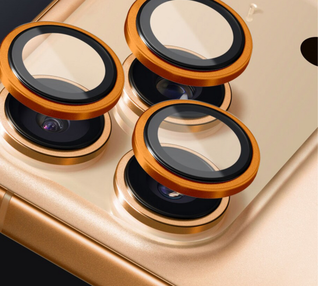 Camera Lens Protector Silver Titanium 17 Pro / 17pro Max