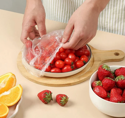 Plastic Food Wrap Covers Disposable 500 pcs