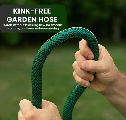 Flexible PVC Garden Hose Pipe with Gun Set 15 Meter