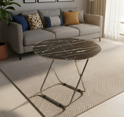 Foldable Round Table Indoor And Outdoor