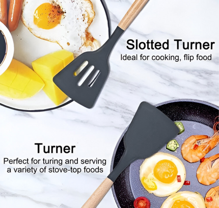 مجموعة أدوات الطبخ للمطبخ 12 قطعة