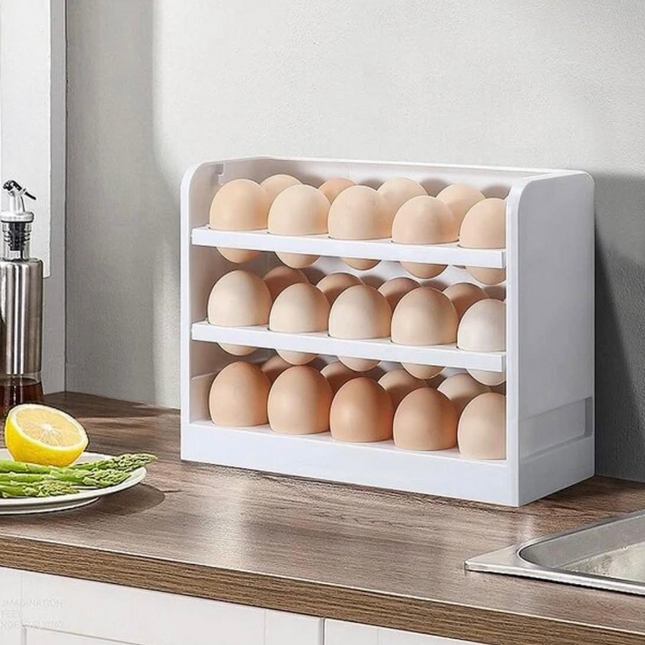 صندوق تخزين البيض 3 طبقات