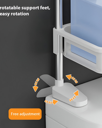 رف المرحاض ذو طبقتين