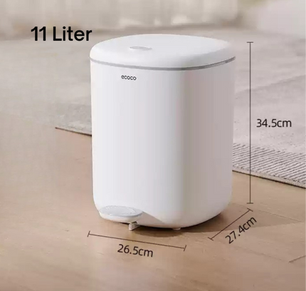 سلة مهملات دواسة سعة 11 لترًا