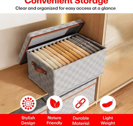 Foldable Clothes Organizer Box