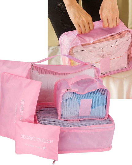 Travel Luggage Organizer Bag 6 Pcs set
