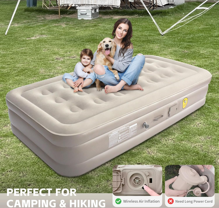 Portable Inflatable Bed Single With Inflating Pump