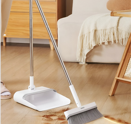 Portable Broom & Dustpan