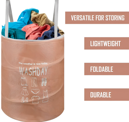 سلة غسيل قابلة للطي صغيرة