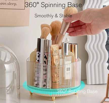 Makeup Brush Holder Oragnizer With Lid