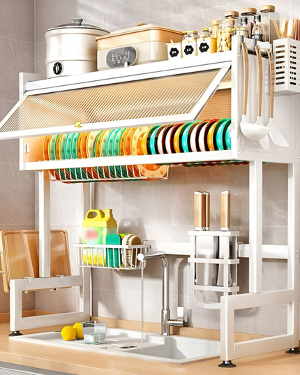 Kitchen Sink Rack With Door