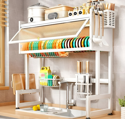 Kitchen Sink Rack With Door