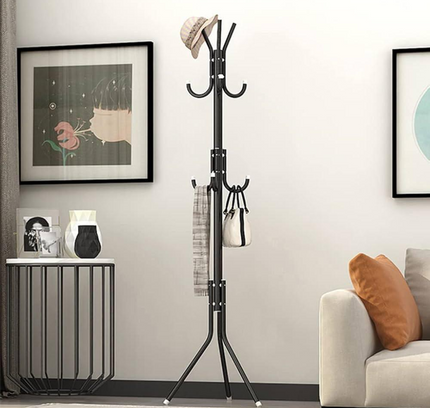 Metal Coat Rack 12 hooks