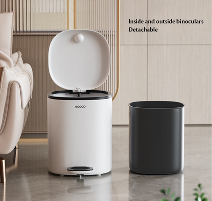 سلة مهملات دواسة سعة 11 لترًا