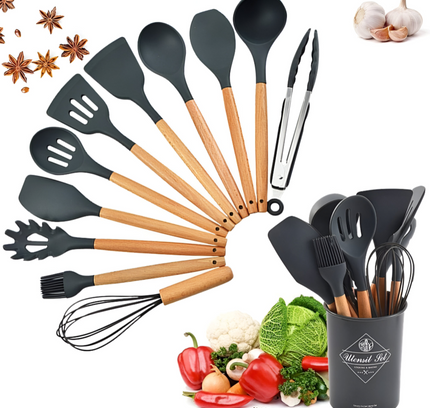 مجموعة أدوات الطبخ للمطبخ 12 قطعة