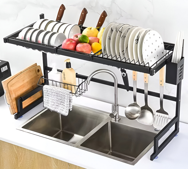 رف حوض المطبخ