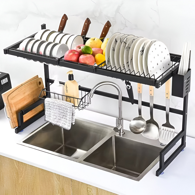 رف حوض المطبخ