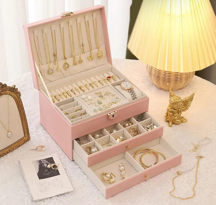 Jewelry Storage Box Three Layer